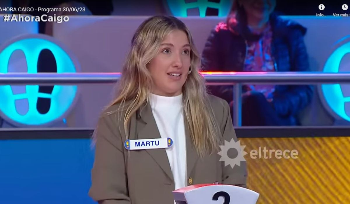 Una bragadense participó en el programa de entretenimiento "Ahora caigo"