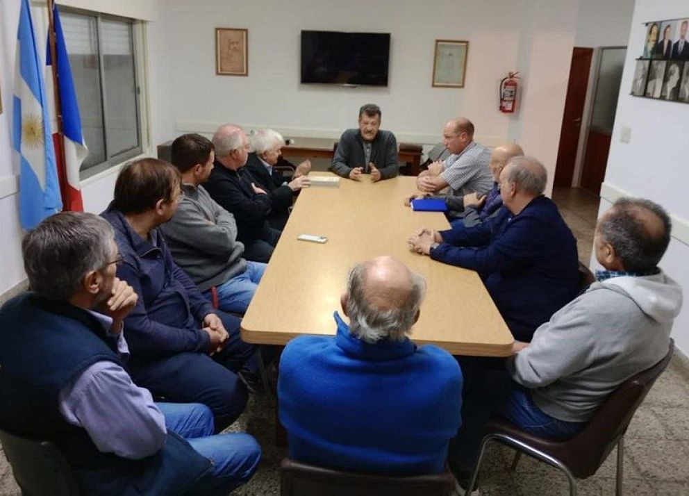 Reunión de Sergio Barenghi con el Colegio de Ingenieros de Bragado
