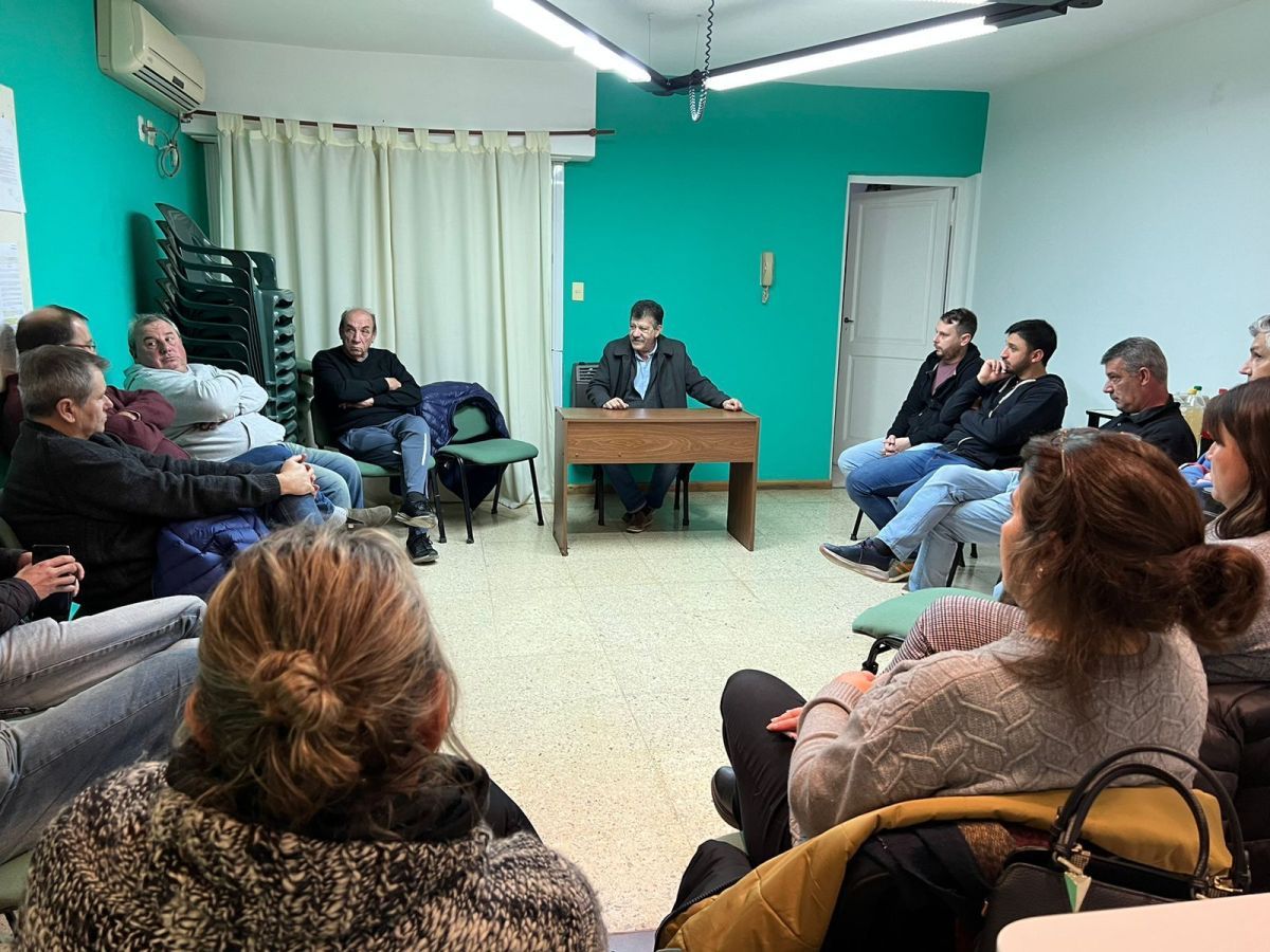 Sergio Barenghi se reunió con la Sociedad Rural y el Colegio de Técnicos