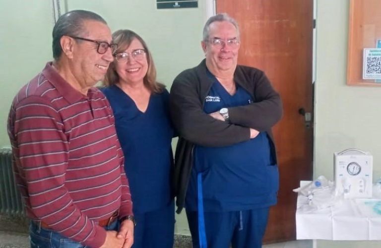 La Fundación Le Utthe donó nuevo equipamiento para el Hospital San Luis
