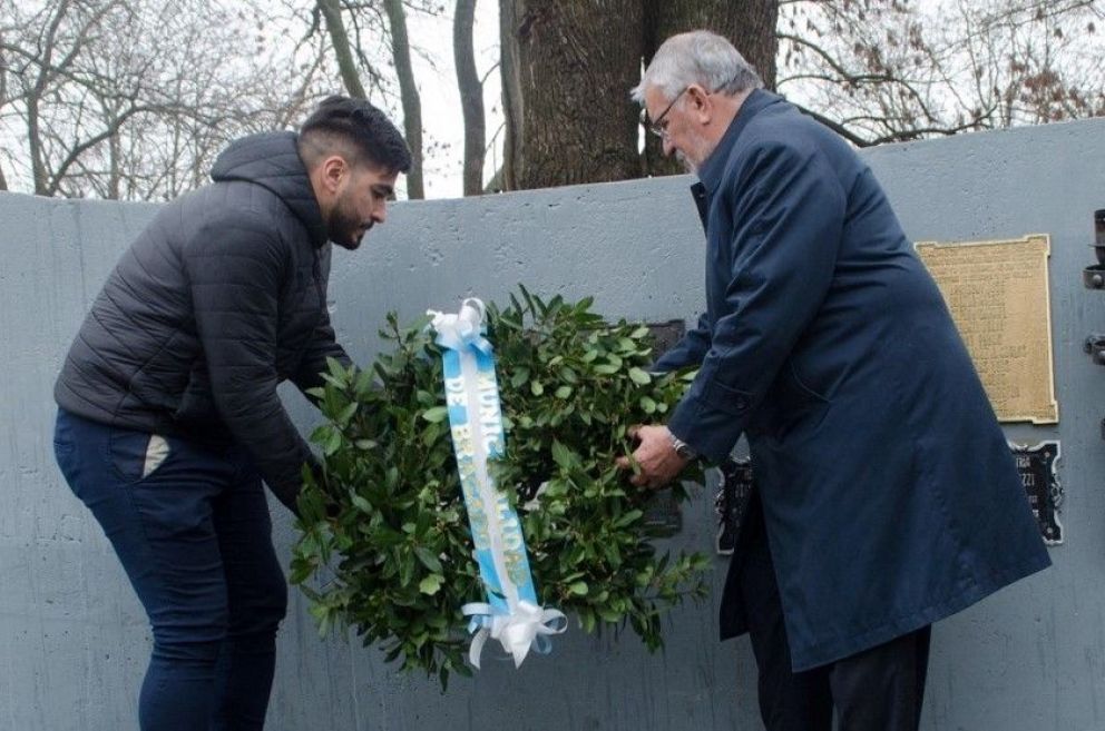 Colocaron una placa en la memoria de Richard Arrigoni, ex combatiente en Malvinas