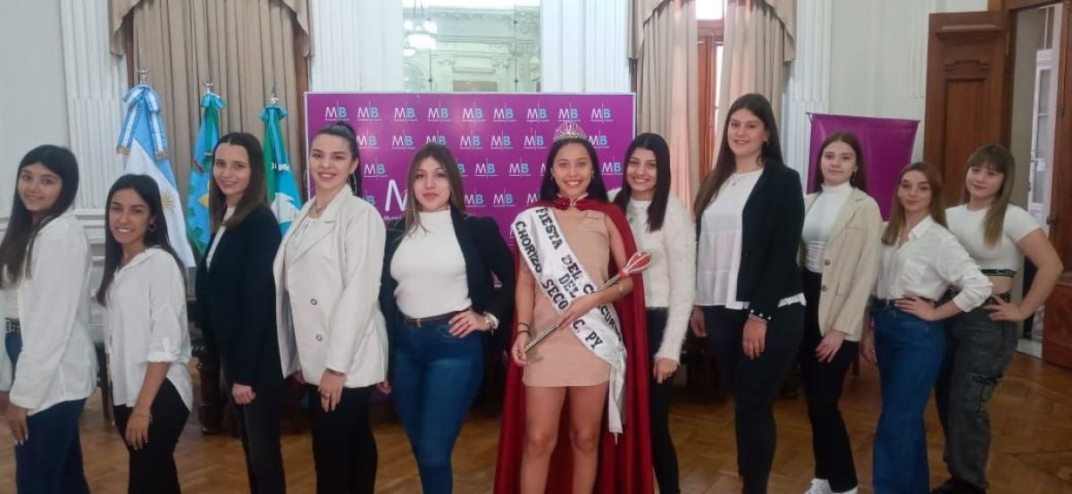 Se presentaron las postulantes a la "Flor del Pago" para la Fiesta del Chorizo Seco