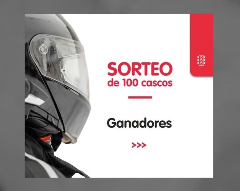 El Municipio sorteó 100 cascos a motociclistas: enterate quiénes son los ganadores
