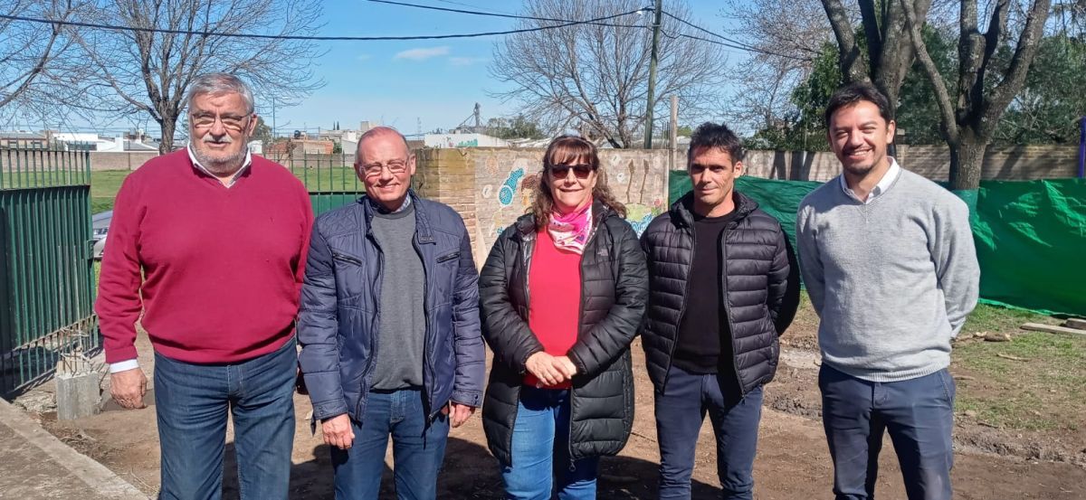 Comenzó la construcción del Salón de Usos Múltiples del Jardín de Infantes 911