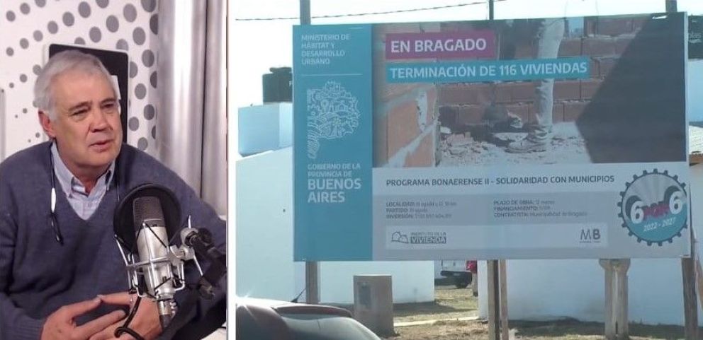 Di Giorgio agradeció la ayuda de las comisiones barriales para el acto de entrega de viviendas