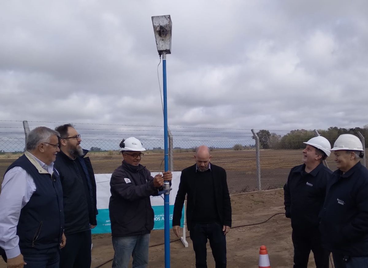 Inauguraron la obra de suministro de gas natural en Comodoro Py