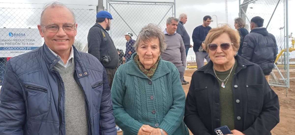 Alegría en la comunidad de Comodoro Py tras la llegada del gas natural 