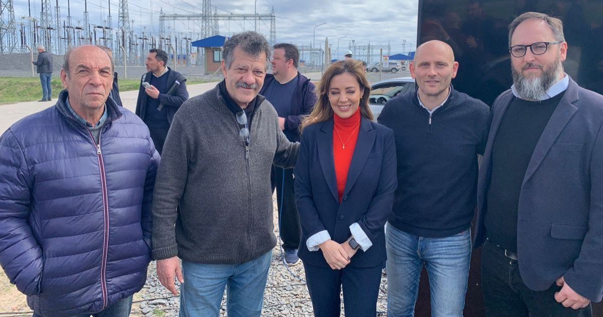 Barenghi acompañó la inauguración de la Estación Transformadora de 25 de Mayo 