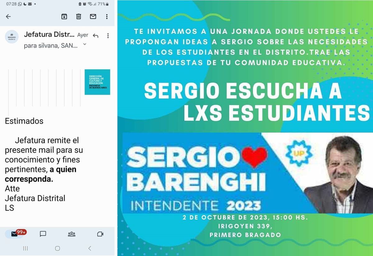 Jefatura Distrital en el ojo de las críticas por una invitación a un evento partidario