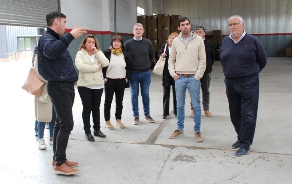 El diputado Valentín Miranda visitó el Parque Industrial y la empresa ELPRA