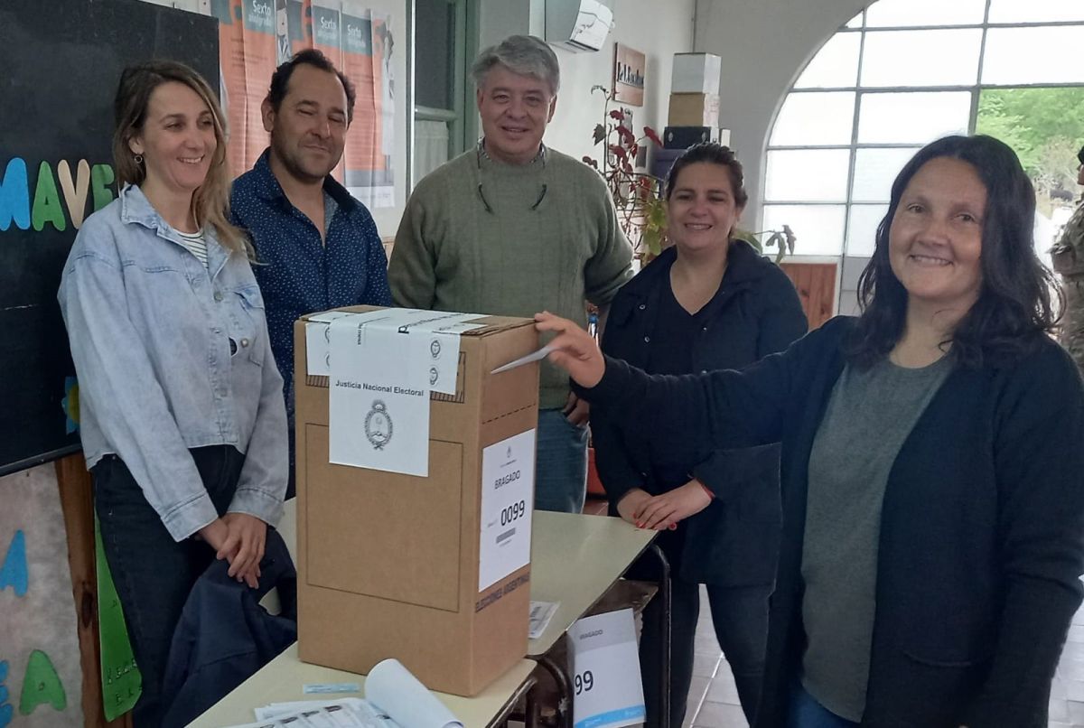 Las elecciones, tranquilidad durante todo el acto