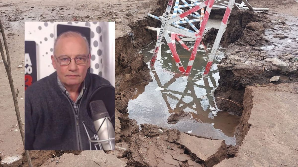 Fabio Bollini explicó los problemas que tiene Mechita tras la obra de cloacas