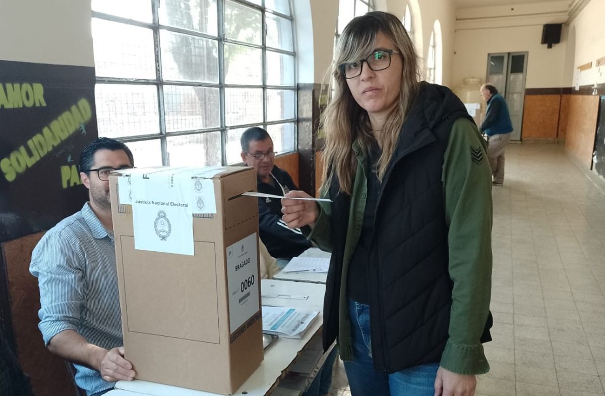 Daniela Monzón pidió que la gente se acerque a votar