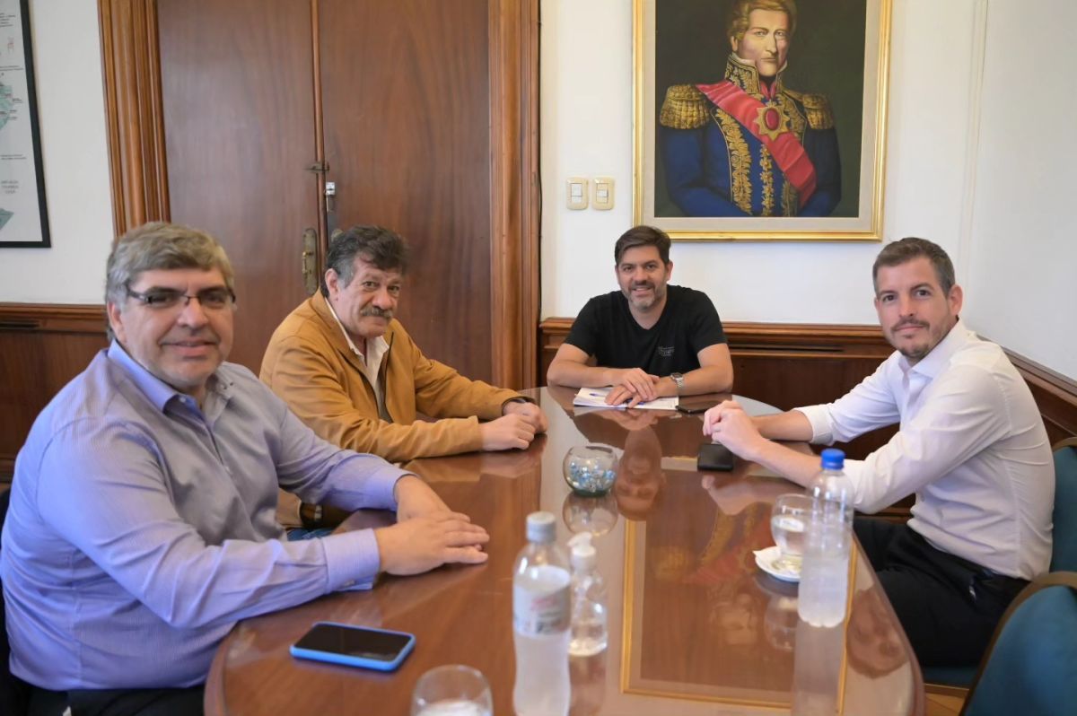 Carlos Bianco se reunió con Barenghi y Duretti