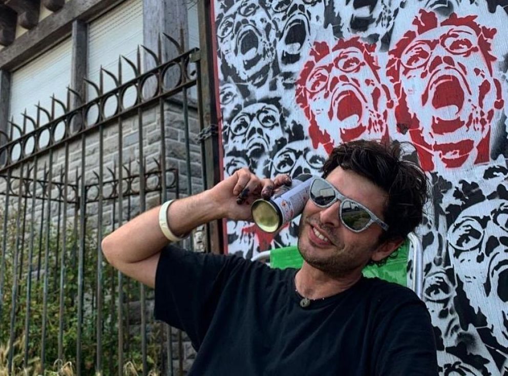 Un bragadense deja su marca artística en las calles de varias ciudades