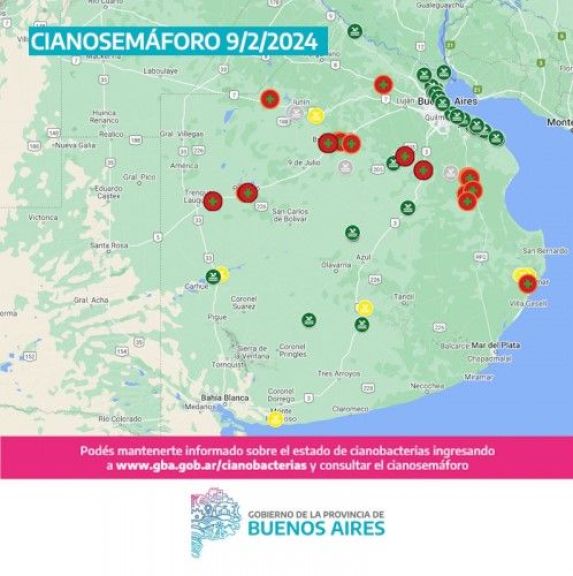 Cianosemáforo: Bragado se suma al monitoreo por cianobacterias