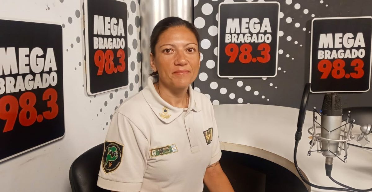Analía Muñoz habló del trabajo del Comando de Patrulla Rural