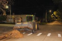 Operativo Otoño: El Municipio de Bragado intensifica el barrido de hojas para mantener la limpieza de las calles