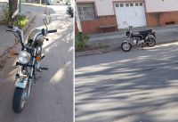 Accidente de tránsito en la zona céntrica: una motociclista cayó al pavimento