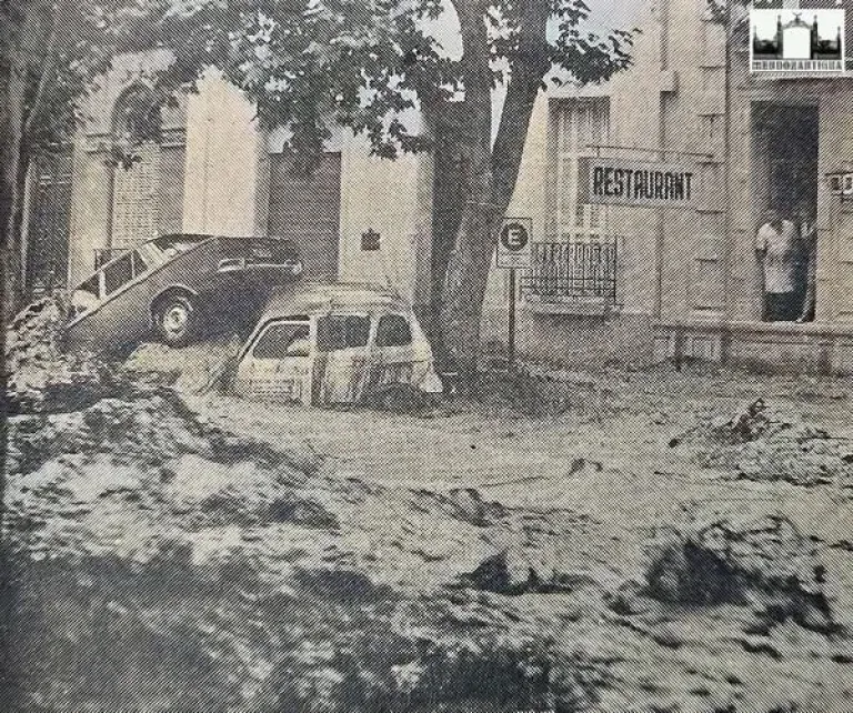 Foto archivo, inundaci&oacute;n Mendoza