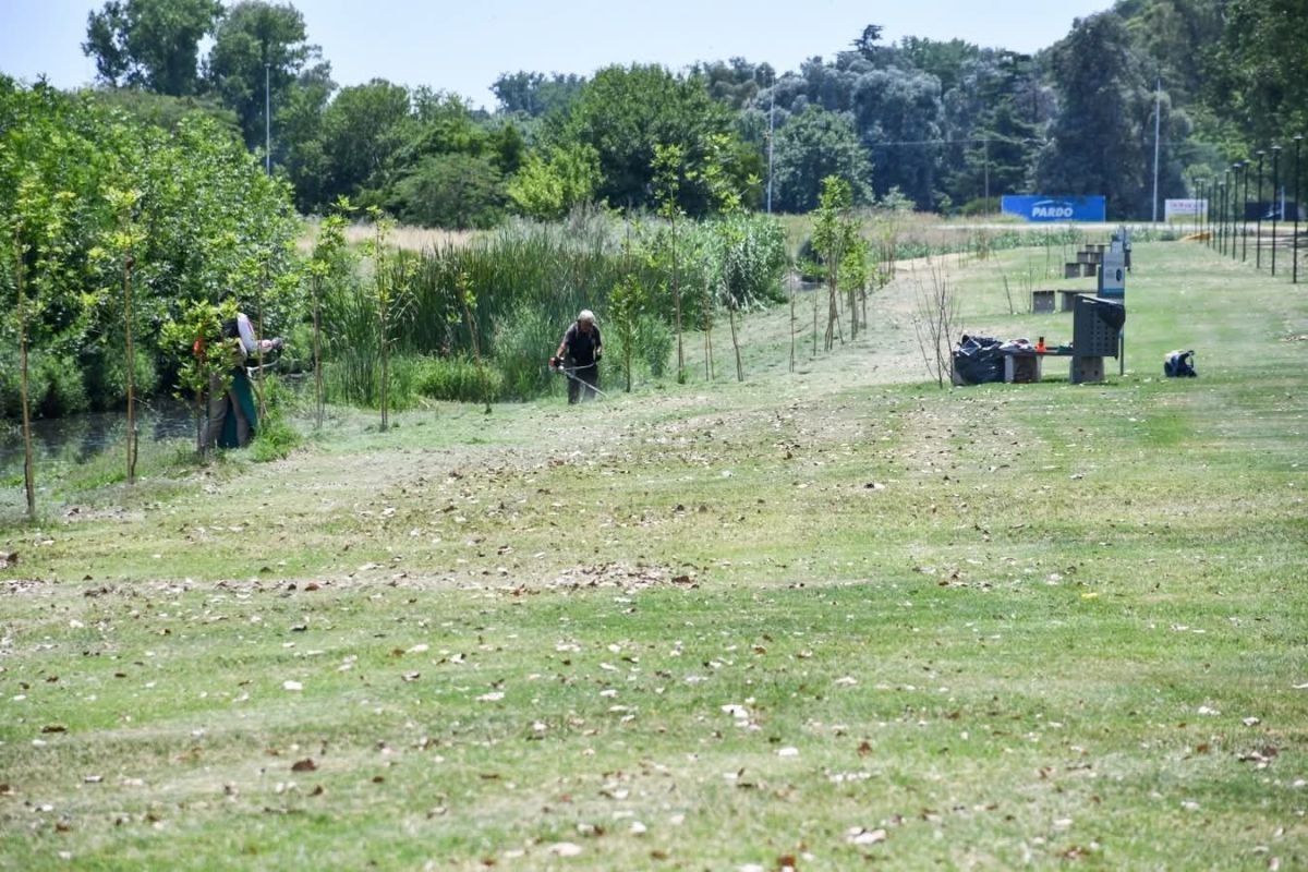 Mantenimiento permanente en plazas y espacios verdes de la ciudad