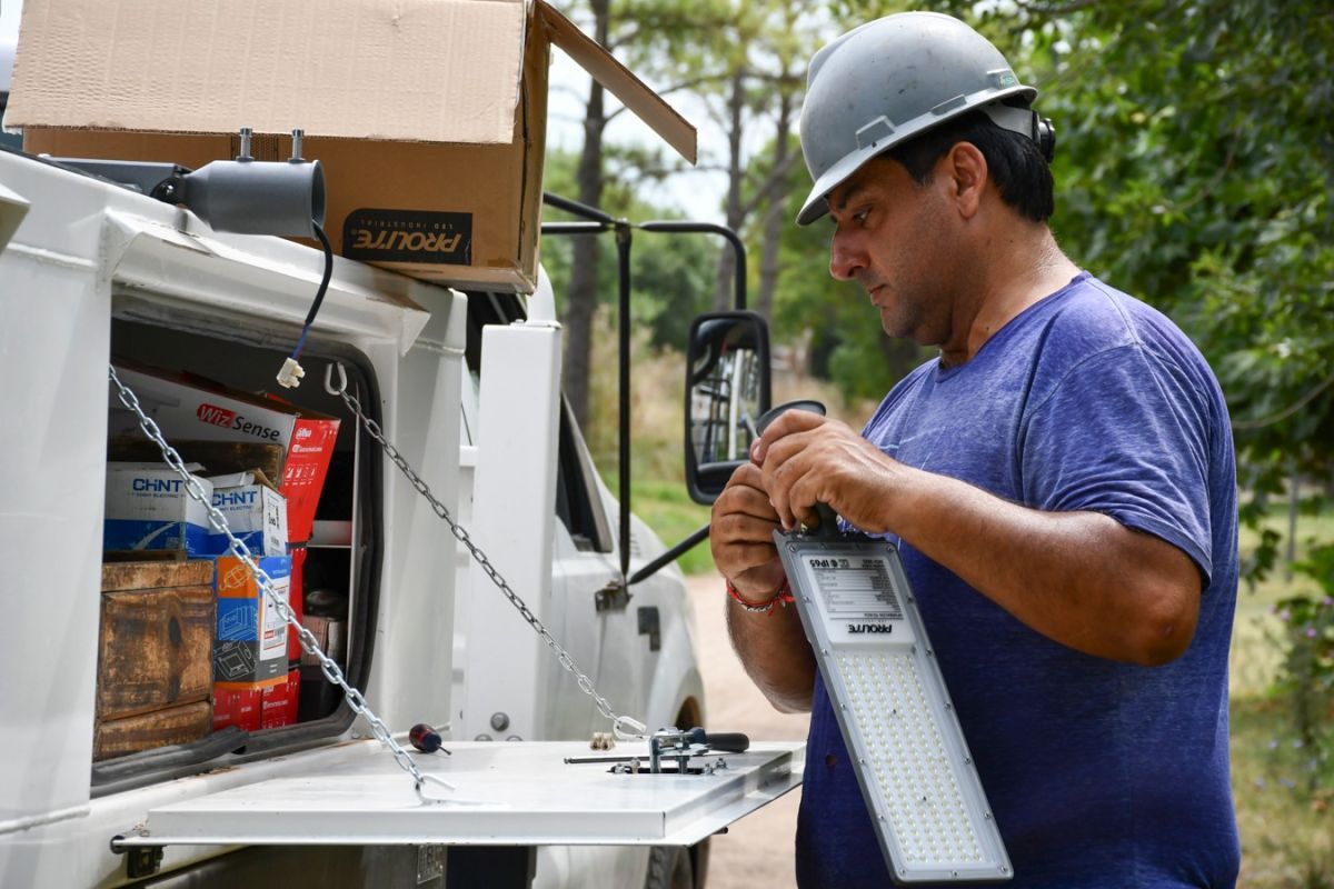 Avanza el Plan de Alumbrado LED en Mechita