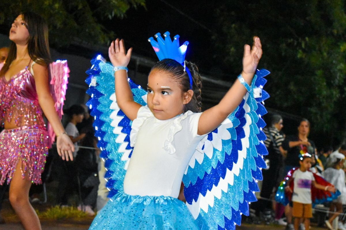 El carnaval volvió a brillar en Mechita con una multitudinaria convocatoria