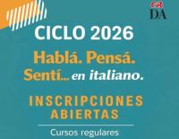 Abren las inscripciones para los cursos de idioma italiano en la Asociación Italiana