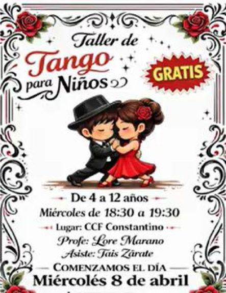 El tango se abre a todas las edades con talleres municipales en Bragado