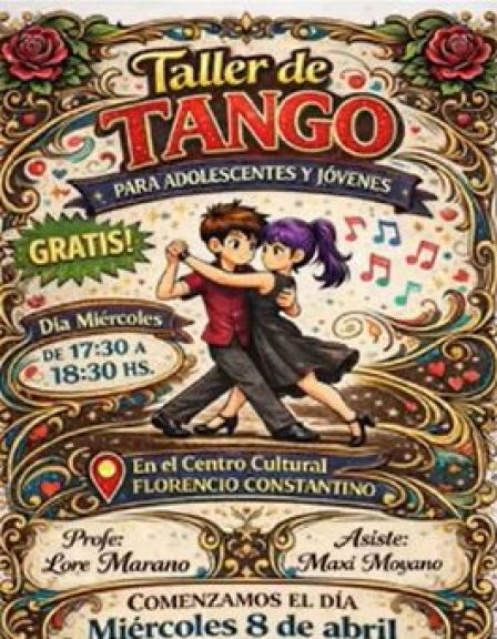 El tango se abre a todas las edades con talleres municipales en Bragado