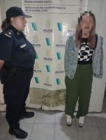 Joven bragadense fue aprehendida con droga tras un allanamiento en Junín