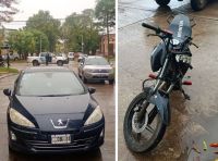 Accidente en Moreno y Hnos. Islas: un motociclista hospitalizado