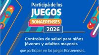 Realizarán controles de salud gratuitos para participantes de los Juegos Bonaerenses 2026