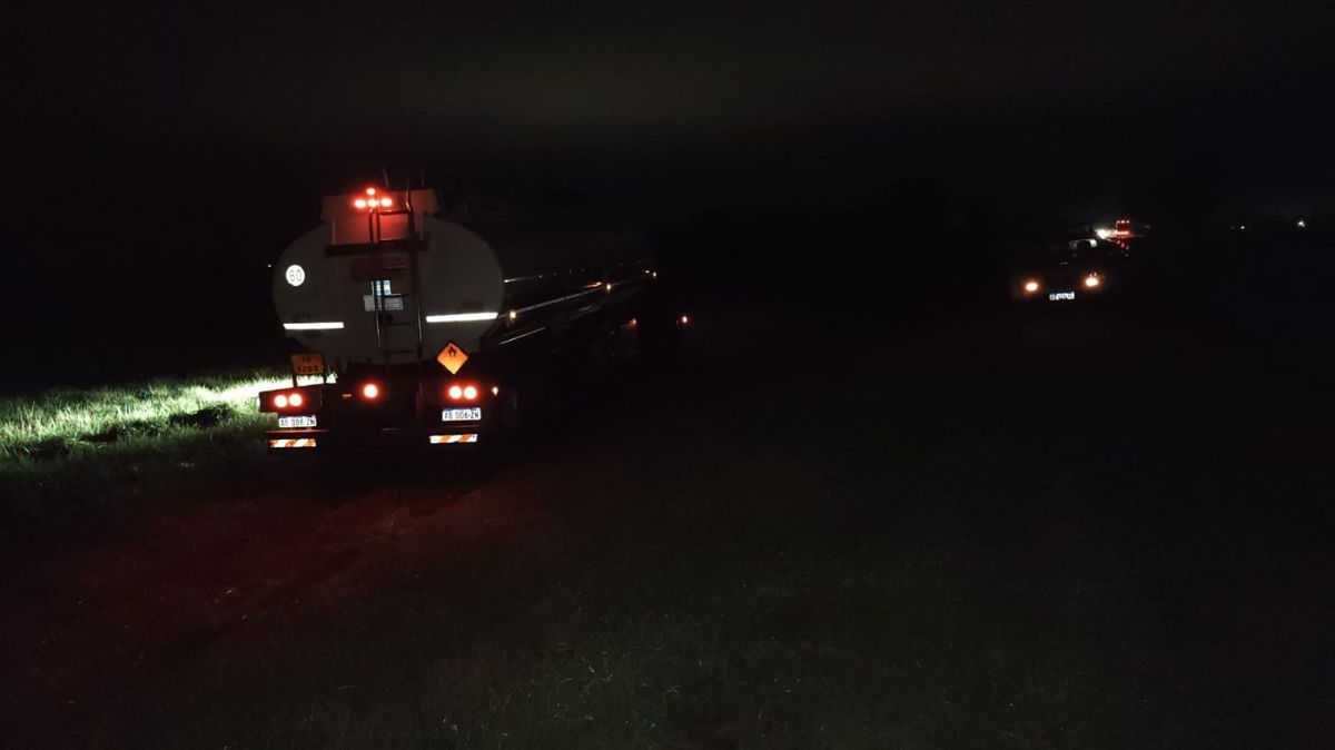 Despiste de camión en Ruta Nacional 5 sin consecuencias graves