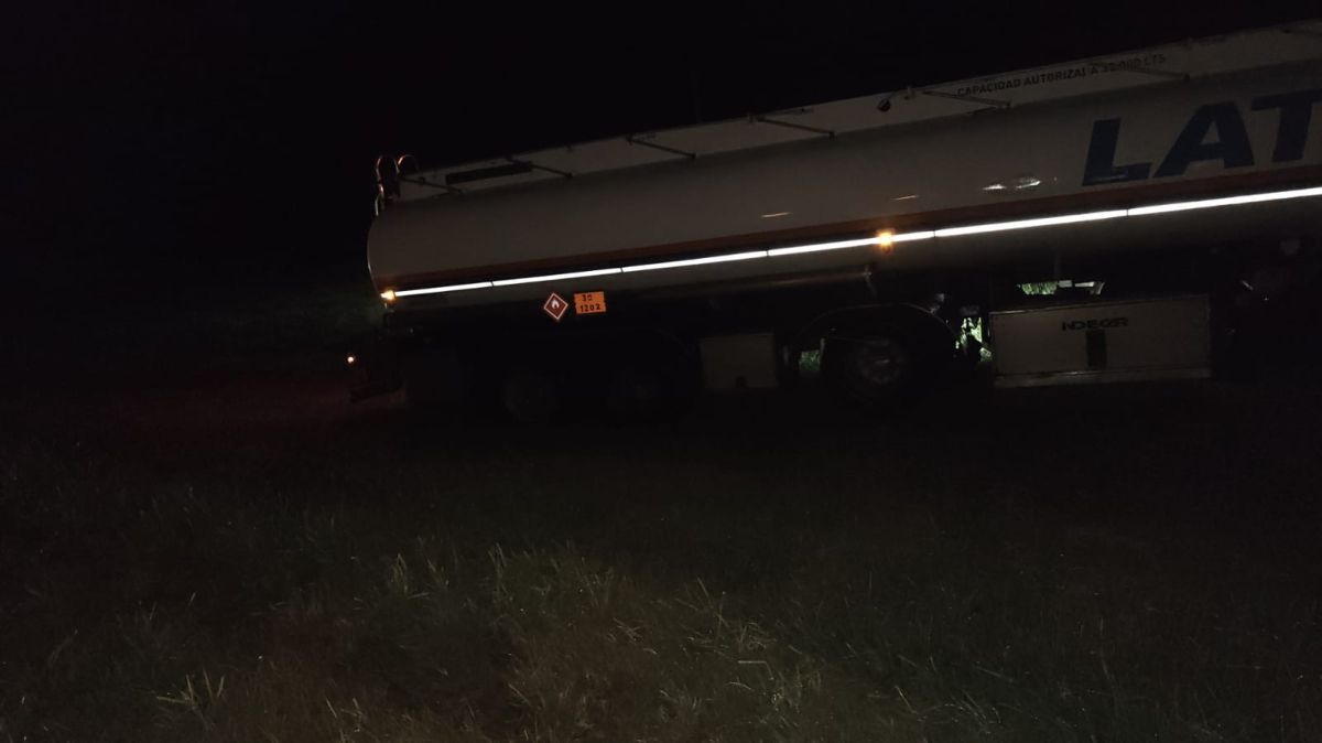 Despiste de camión en Ruta Nacional 5 sin consecuencias graves