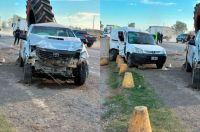 Grave choque en Ruta 5: un hombre sufrió múltiples fracturas y permanece internado