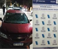 Robaban cableado telefónico y terminaron detenidos: el auto tenía pedido de secuestro