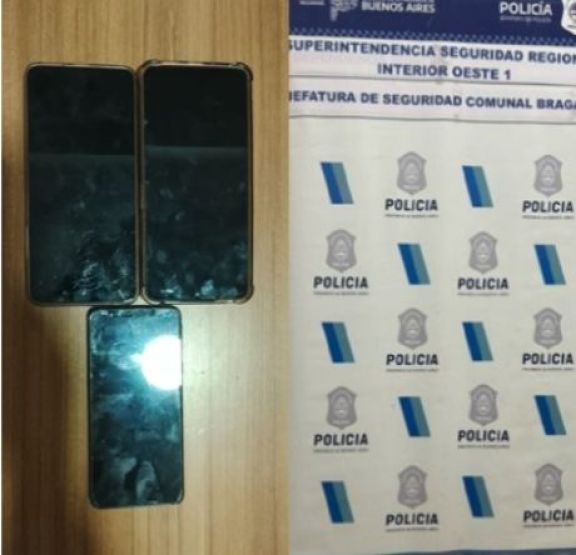 Robaban cableado telefónico y terminaron detenidos: el auto tenía pedido de secuestro