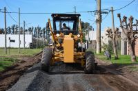 Avanzan las obras de mejora de calles en el barrio Las Rosas