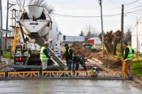 Finalizó la primera etapa del plan de pavimentación en calle Ibarguren