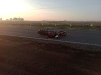 Motociclista chocó con un perro en la Ruta Nº 5 