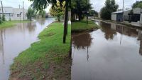 El barrio La Unión volvió a quedar bajo el agua tras la intensa lluvia